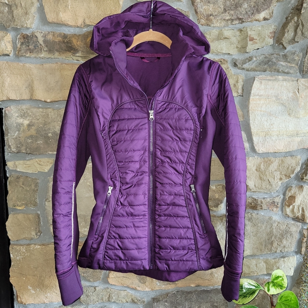 Lululemon First Mile Jacket 4 Glyde Softshell Darkest Magenta